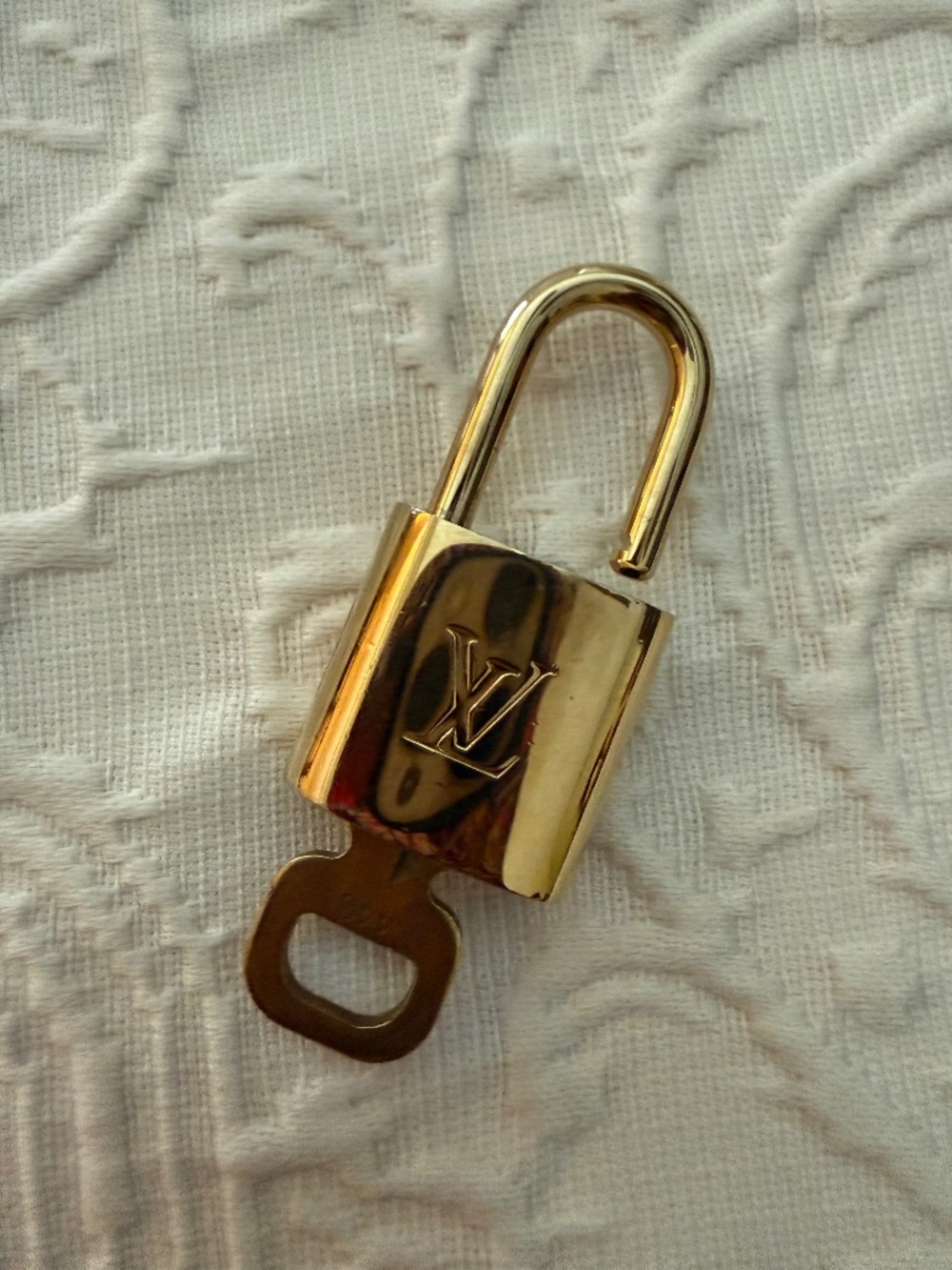 LOUIS VUITTON SOLID BRASS LOCKS WITH MATCHING KEYS